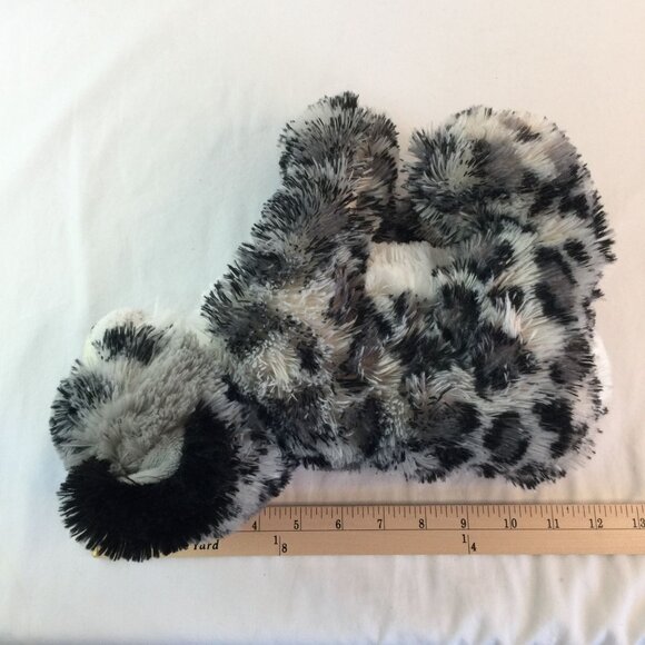 Wildlife Artists Snow Leopard Plush Stuffed Animal Toy Gray Black Spots Cub - Picture 7 of 7
